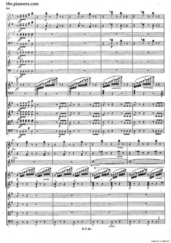 Piano Concerto No.1 in g Minor Op.25（g小调第一钢琴协奏曲·总谱）