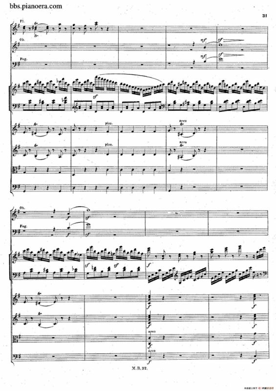 Piano Concerto No.1 in g Minor Op.25（g小调第一钢琴协奏曲·总谱）