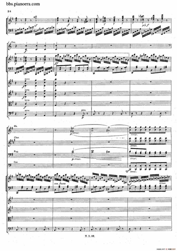 Piano Concerto No.1 in g Minor Op.25（g小调第一钢琴协奏曲·总谱）