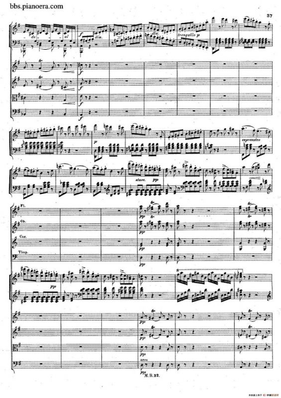 Piano Concerto No.1 in g Minor Op.25（g小调第一钢琴协奏曲·总谱）