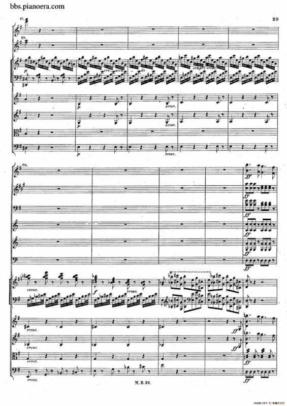 Piano Concerto No.1 in g Minor Op.25（g小调第一钢琴协奏曲·总谱）