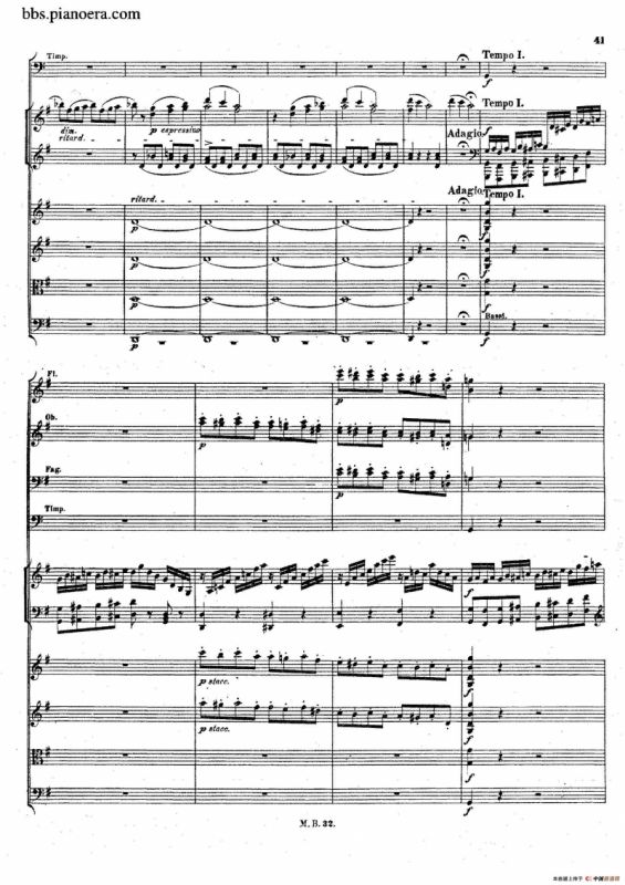 Piano Concerto No.1 in g Minor Op.25（g小调第一钢琴协奏曲·总谱）
