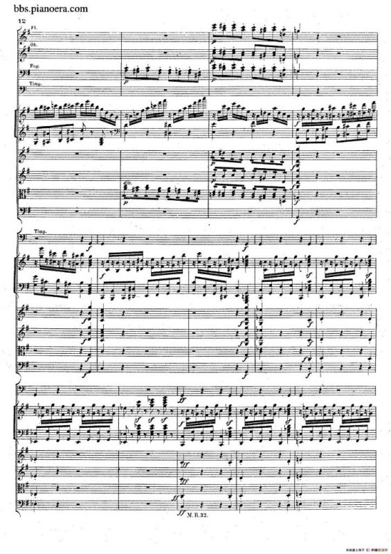 Piano Concerto No.1 in g Minor Op.25（g小调第一钢琴协奏曲·总谱）