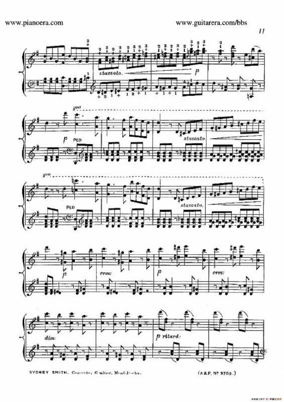 Piano Concerto No.1 in g Minor Op.25（g小调第一钢琴协奏曲·钢琴独奏）