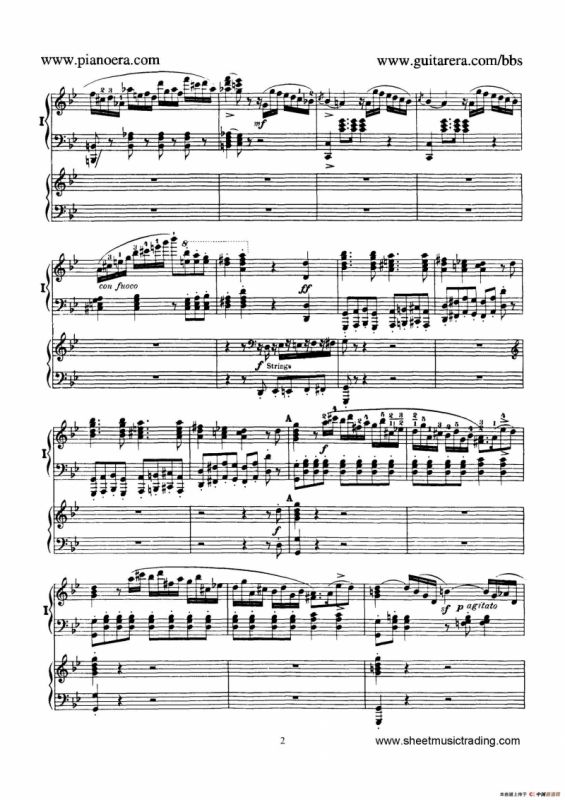 Piano Concerto No.1 in g Minor Op.25（g小调第一钢琴协奏曲·双钢琴）
