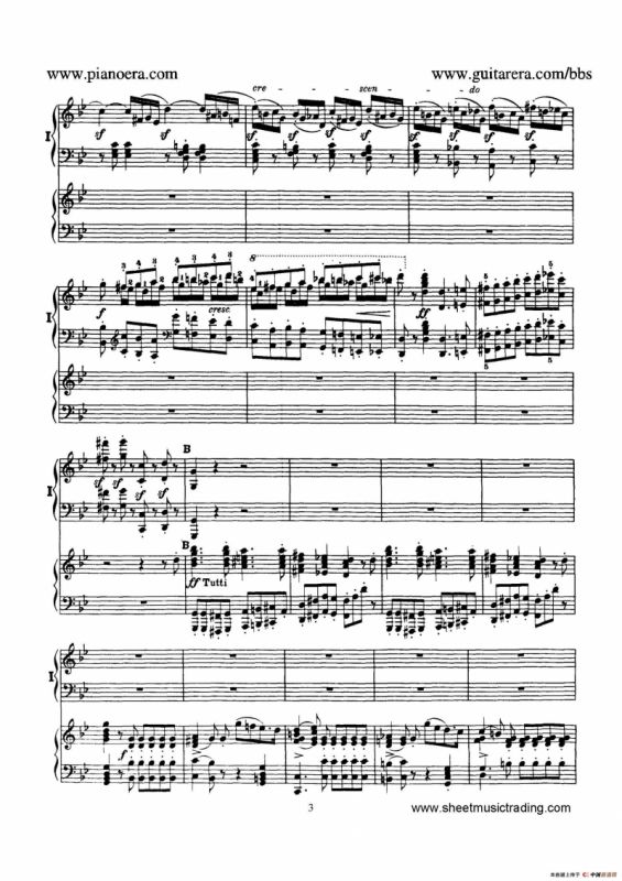 Piano Concerto No.1 in g Minor Op.25（g小调第一钢琴协奏曲·双钢琴）