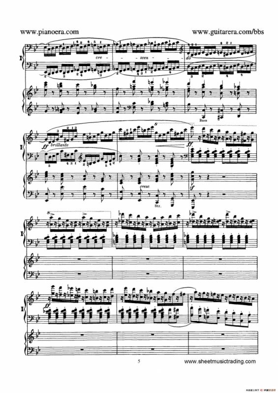 Piano Concerto No.1 in g Minor Op.25（g小调第一钢琴协奏曲·双钢琴）