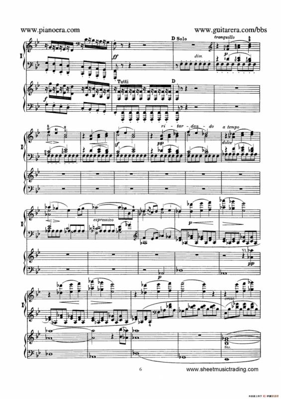 Piano Concerto No.1 in g Minor Op.25（g小调第一钢琴协奏曲·双钢琴）
