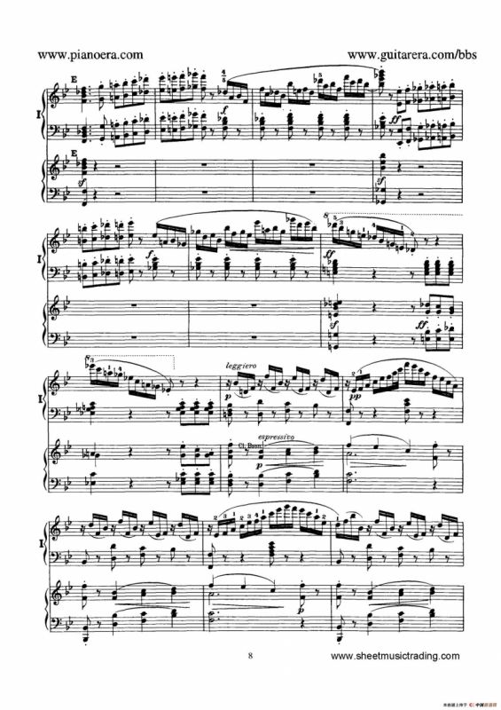Piano Concerto No.1 in g Minor Op.25（g小调第一钢琴协奏曲·双钢琴）