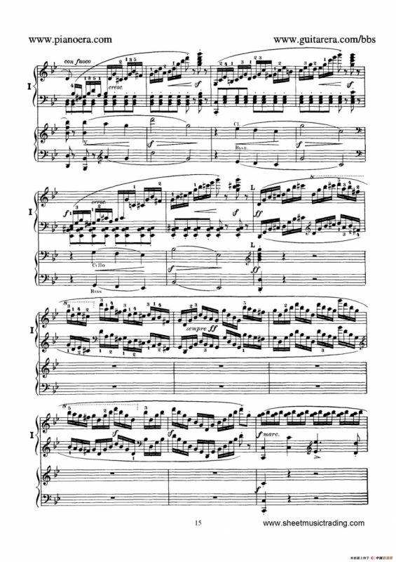Piano Concerto No.1 in g Minor Op.25（g小调第一钢琴协奏曲·双钢琴）