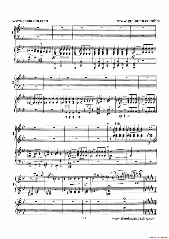 Piano Concerto No.1 in g Minor Op.25（g小调第一钢琴协奏曲·双钢琴）