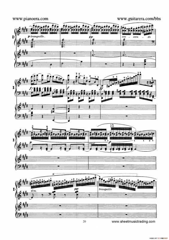 Piano Concerto No.1 in g Minor Op.25（g小调第一钢琴协奏曲·双钢琴）