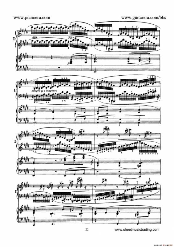 Piano Concerto No.1 in g Minor Op.25（g小调第一钢琴协奏曲·双钢琴）