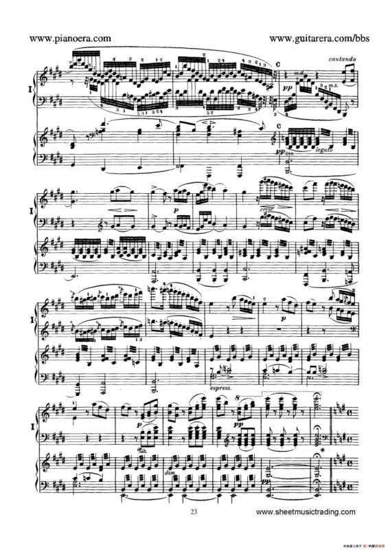 Piano Concerto No.1 in g Minor Op.25（g小调第一钢琴协奏曲·双钢琴）