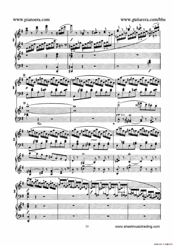 Piano Concerto No.1 in g Minor Op.25（g小调第一钢琴协奏曲·双钢琴）