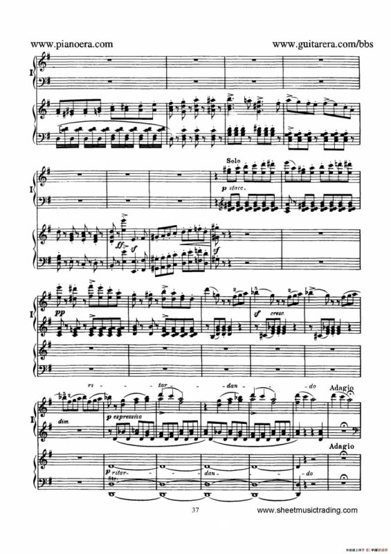 Piano Concerto No.1 in g Minor Op.25（g小调第一钢琴协奏曲·双钢琴）