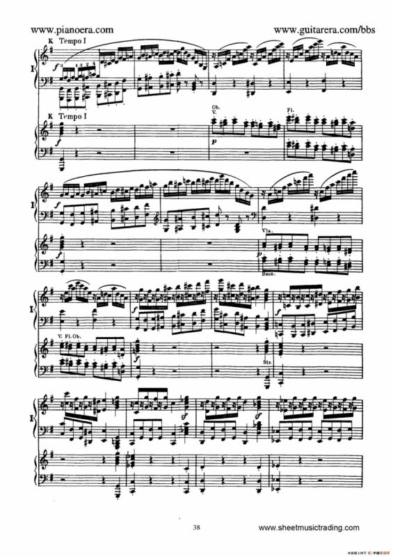 Piano Concerto No.1 in g Minor Op.25（g小调第一钢琴协奏曲·双钢琴）