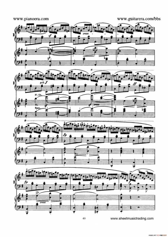 Piano Concerto No.1 in g Minor Op.25（g小调第一钢琴协奏曲·双钢琴）