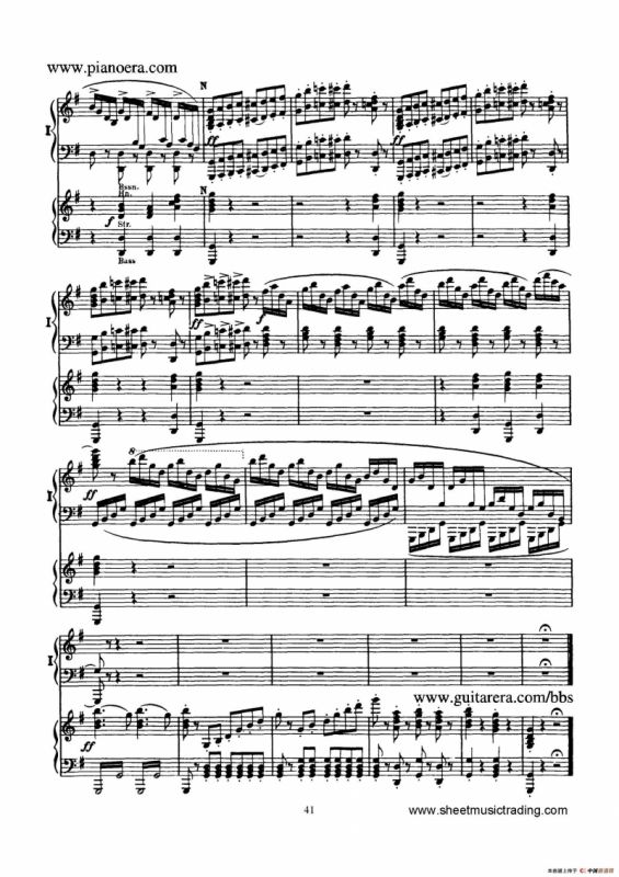 Piano Concerto No.1 in g Minor Op.25（g小调第一钢琴协奏曲·双钢琴）
