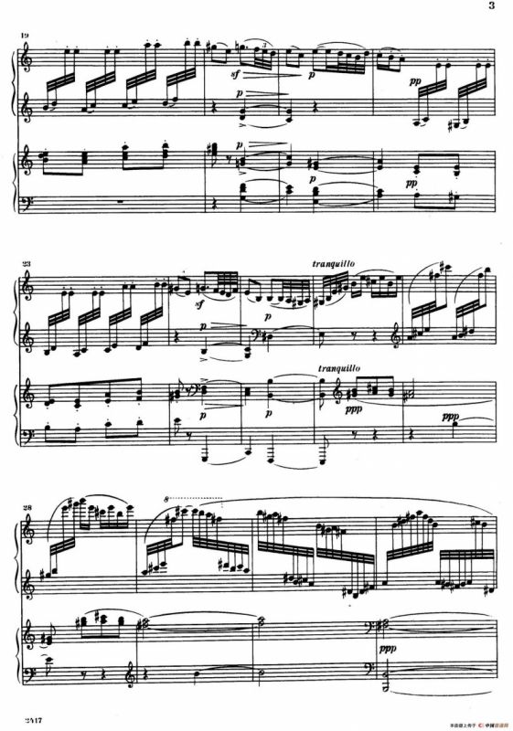 Introduction et Rondo Capriccioso Op.28（引子与随想回旋曲·双钢琴）