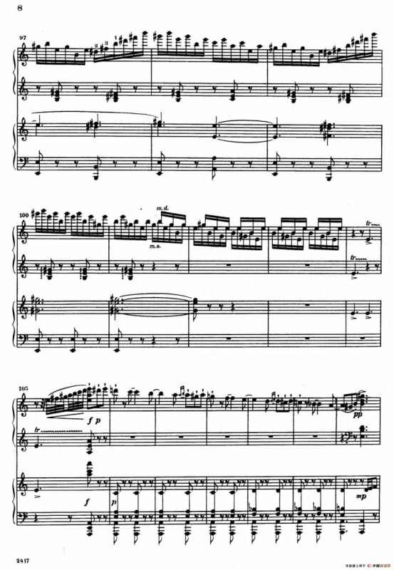 Introduction et Rondo Capriccioso Op.28（引子与随想回旋曲·双钢琴）