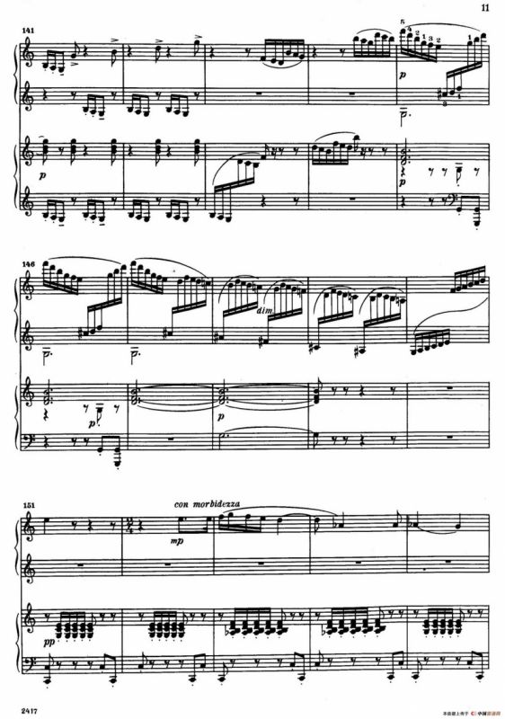 Introduction et Rondo Capriccioso Op.28（引子与随想回旋曲·双钢琴）