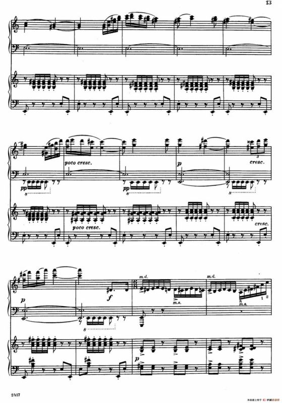 Introduction et Rondo Capriccioso Op.28（引子与随想回旋曲·双钢琴）