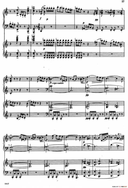 Introduction et Rondo Capriccioso Op.28（引子与随想回旋曲·双钢琴）