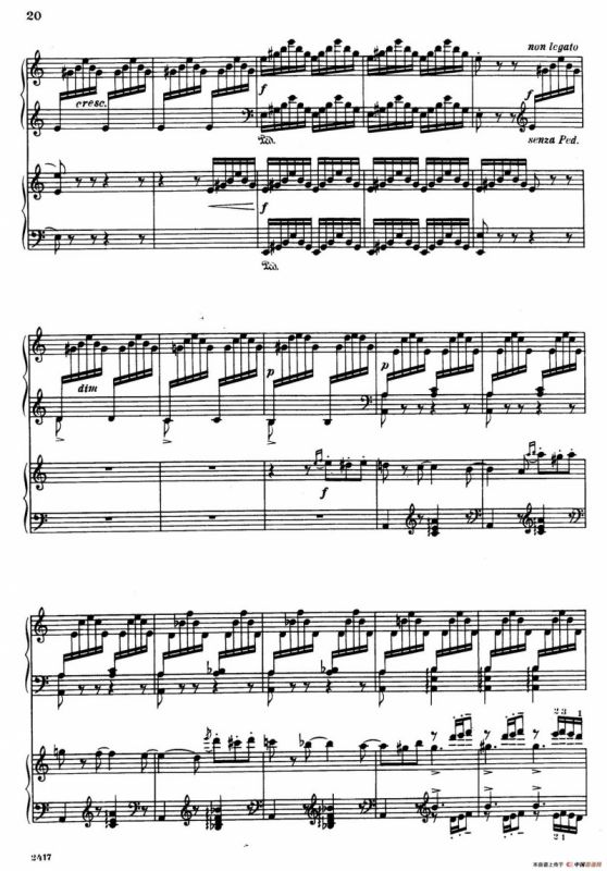 Introduction et Rondo Capriccioso Op.28（引子与随想回旋曲·双钢琴）