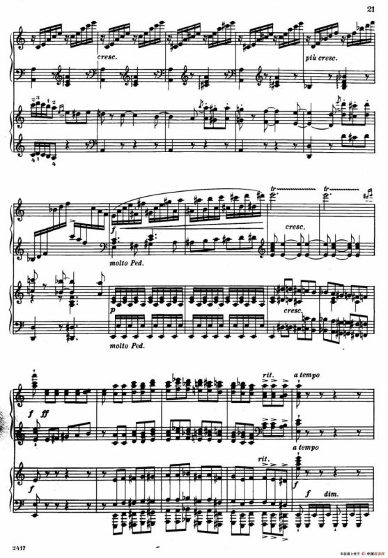 Introduction et Rondo Capriccioso Op.28（引子与随想回旋曲·双钢琴）