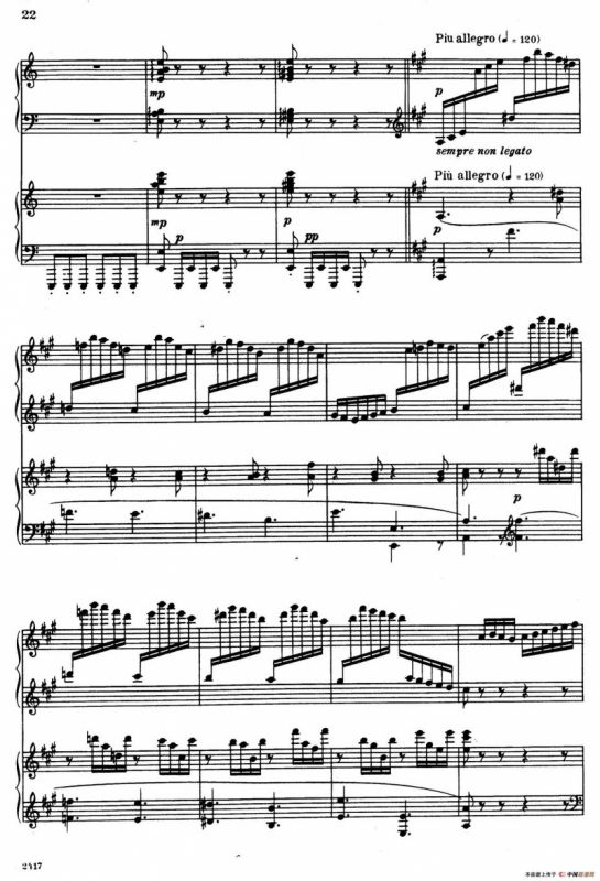 Introduction et Rondo Capriccioso Op.28（引子与随想回旋曲·双钢琴）