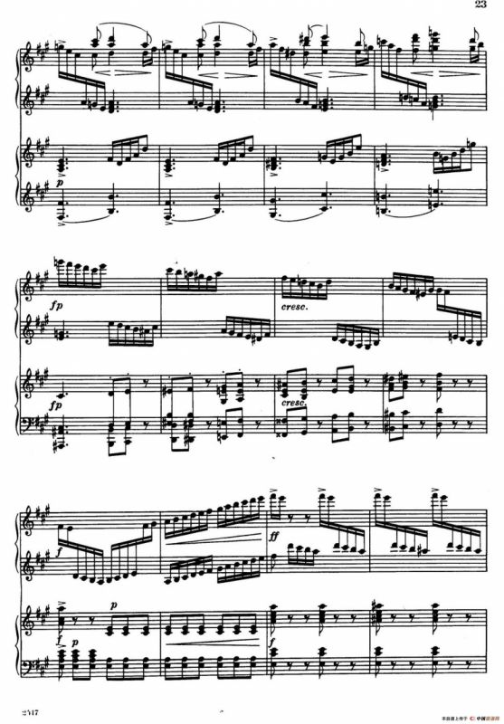 Introduction et Rondo Capriccioso Op.28（引子与随想回旋曲·双钢琴）