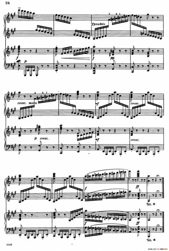 Introduction et Rondo Capriccioso Op.28（引子与随想回旋曲·双钢琴）