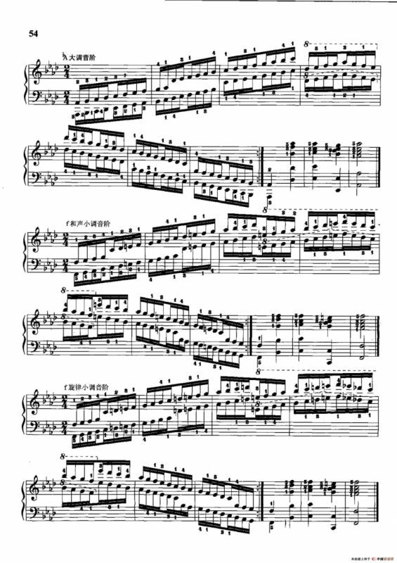 哈农钢琴练指法（第二部分·39）