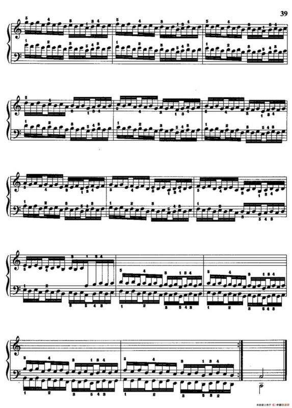 哈农钢琴练指法（第二部分·29）