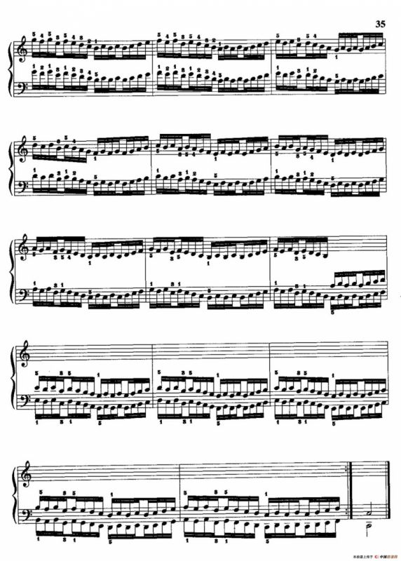 哈农钢琴练指法（第二部分·27）