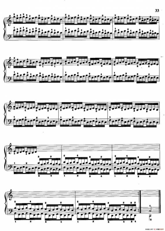 哈农钢琴练指法（第二部分·26）