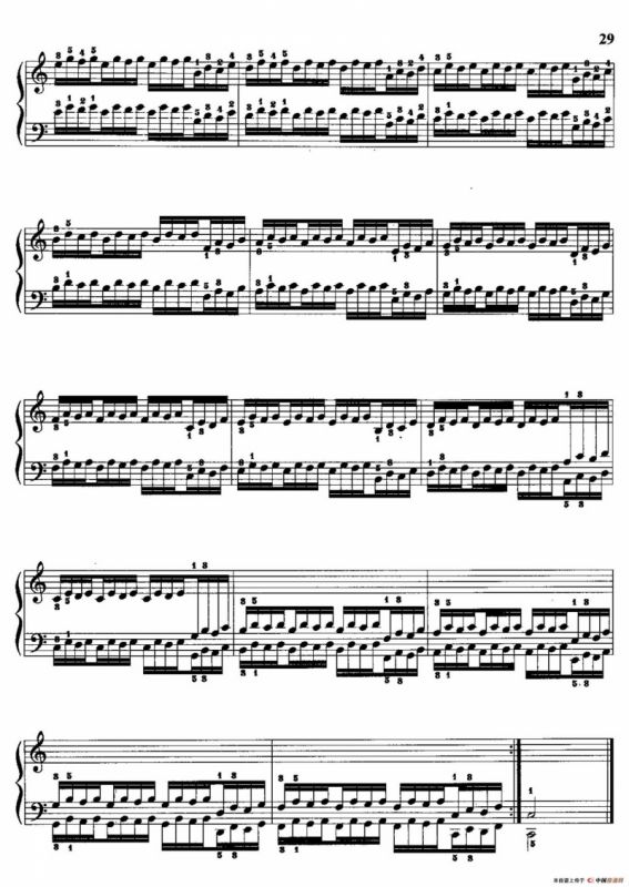 哈农钢琴练指法（第二部分·24）