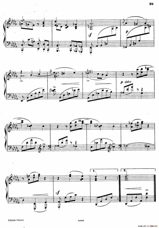 Waltzes Op.23（圆舞曲集·12、降D大调）