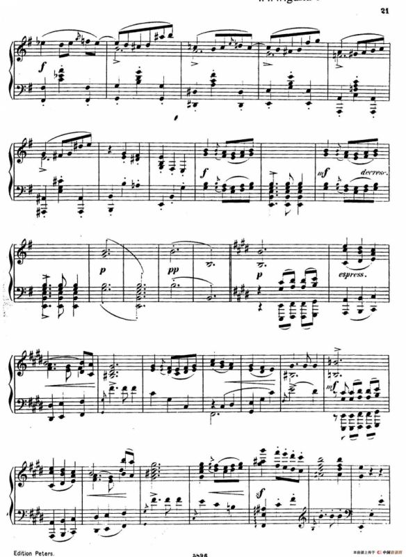 Waltzes Op.23（圆舞曲集·9、e小调）