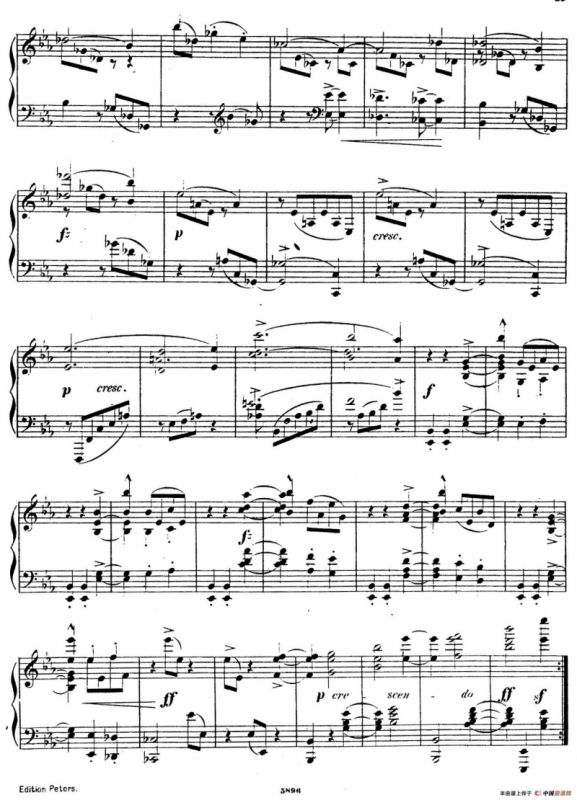 Waltzes Op.23（圆舞曲集·8、降E大调）