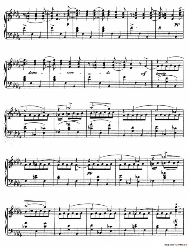 Waltzes Op.23（圆舞曲集·5、降D大调）