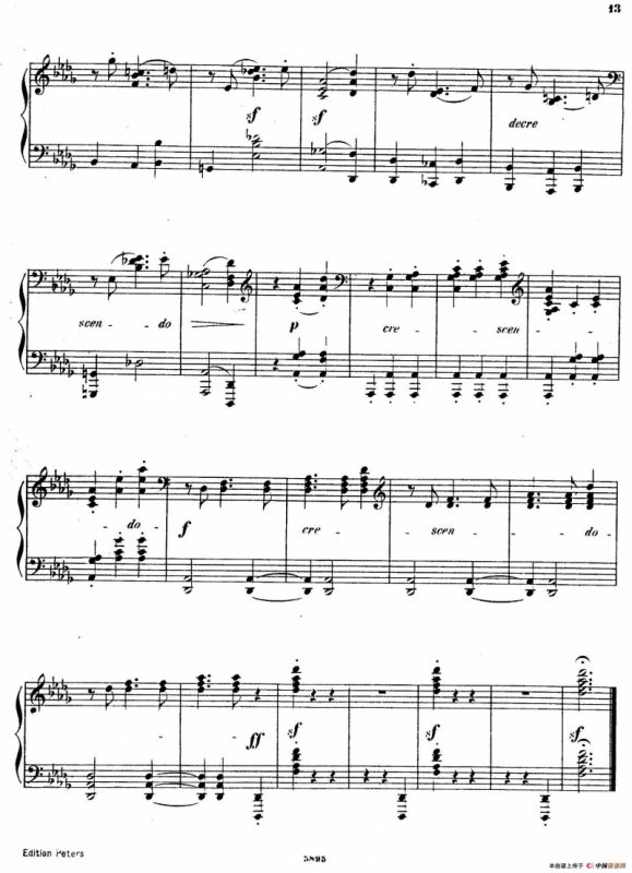 Waltzes Op.23（圆舞曲集·5、降D大调）