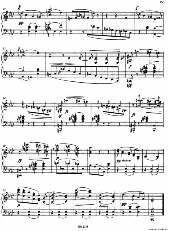 Waltzes Op.23（圆舞曲集·3、降A大调）