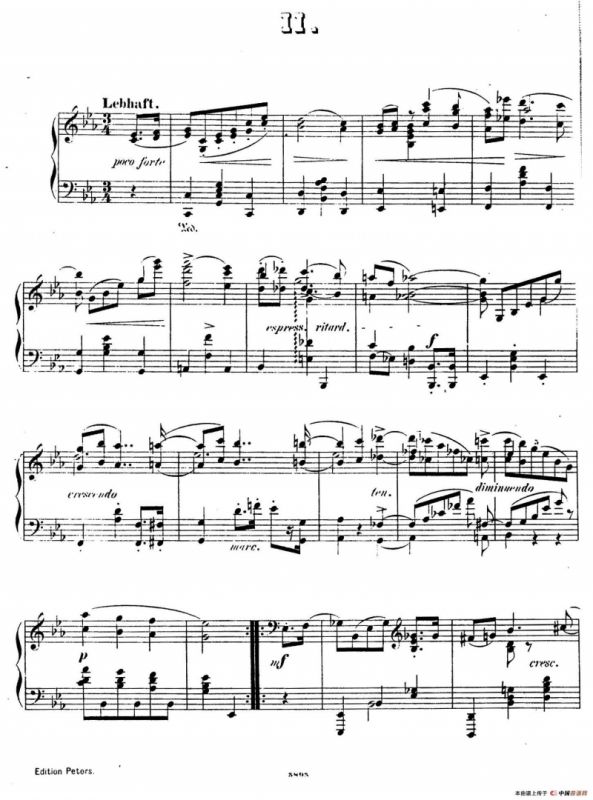 Waltzes Op.23（圆舞曲集·2、c小调）