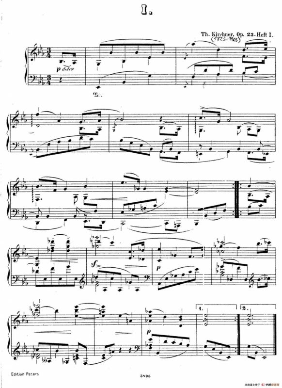 Waltzes Op.23（圆舞曲集·1、降E大调）