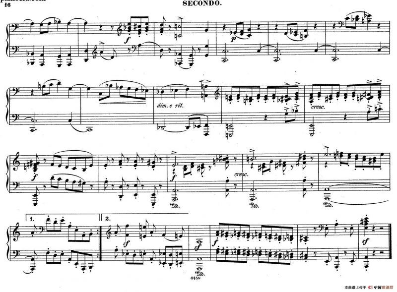 Zwolf Original-Compositionen fur Pianoforte zu 4 Handen Op.57（12首四手联弹小品·12）