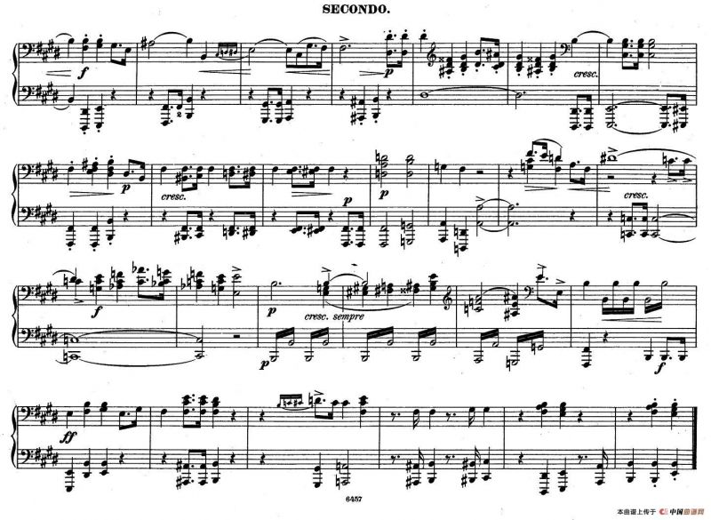 Zwolf Original-Compositionen fur Pianoforte zu 4 Handen Op.57（12首四手联弹小品·3）