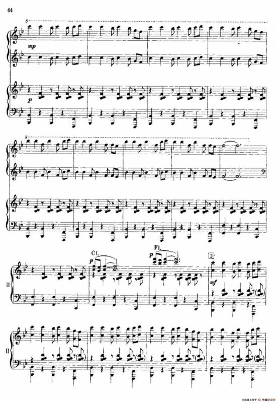 钢琴协奏曲《山林》3、山林的节日（双钢琴）