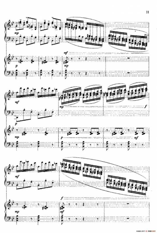 钢琴协奏曲《山林》1、山林的春天（双钢琴）